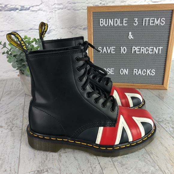 union jack dr martens womens